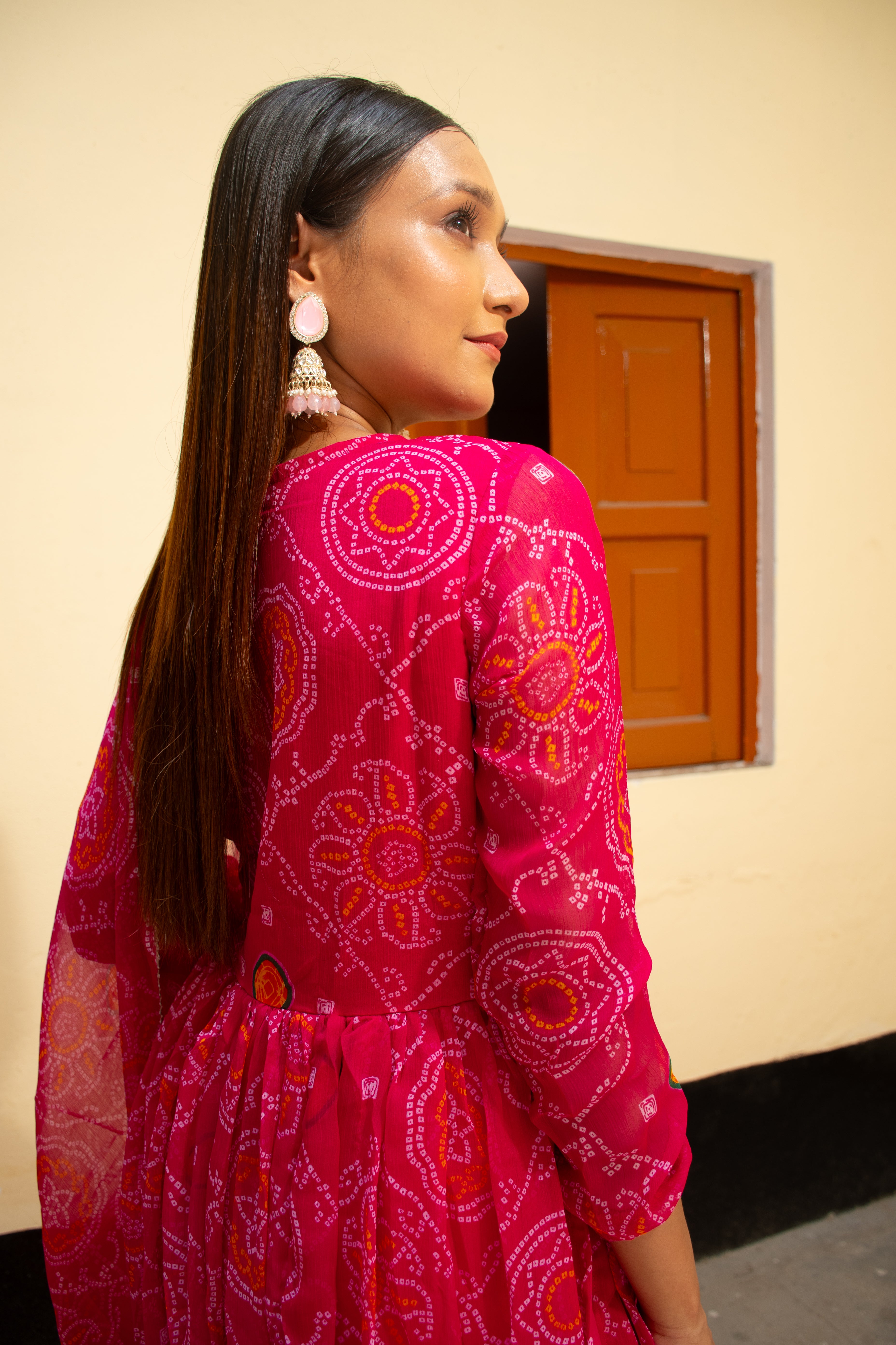 Image of Bandhani Kurta Set