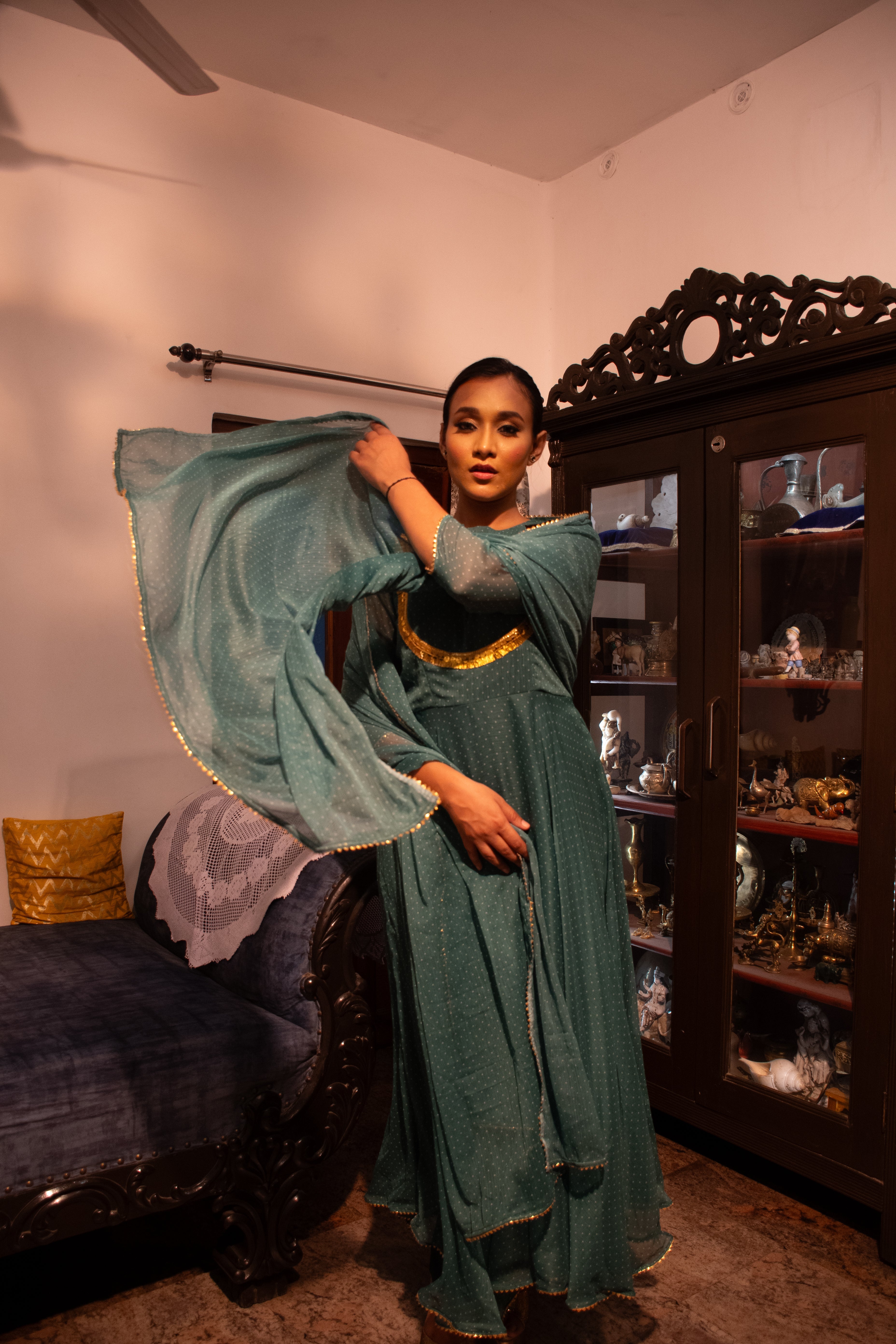 Image of Divya Plazzo Set