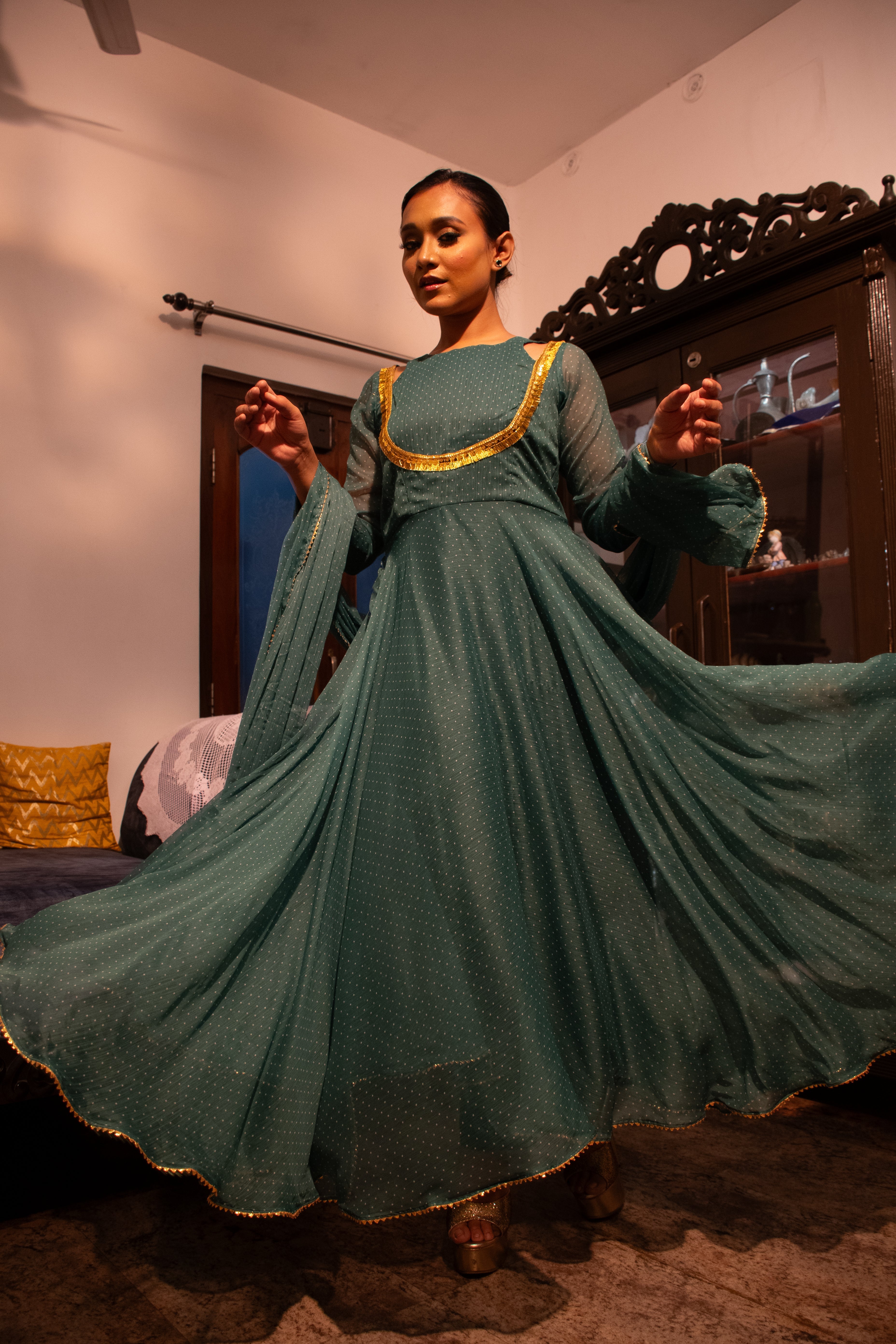 Image of Divya Plazzo Set