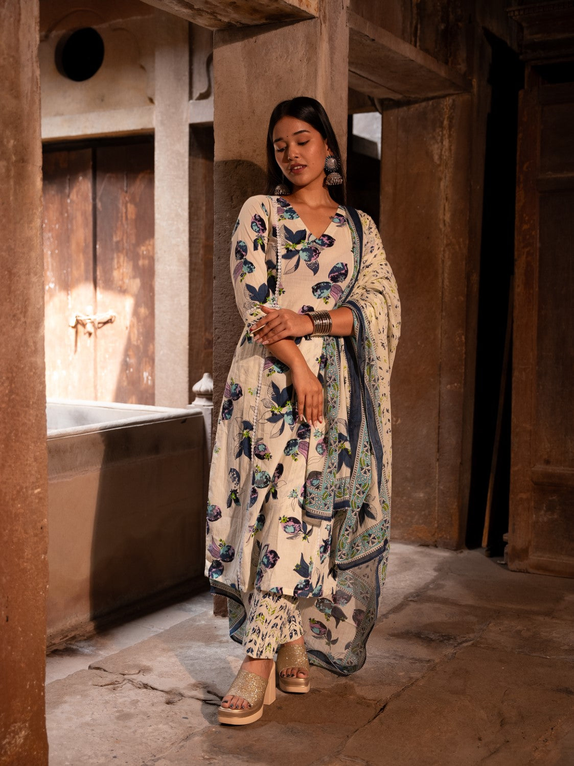 Fulwari Kurta Set