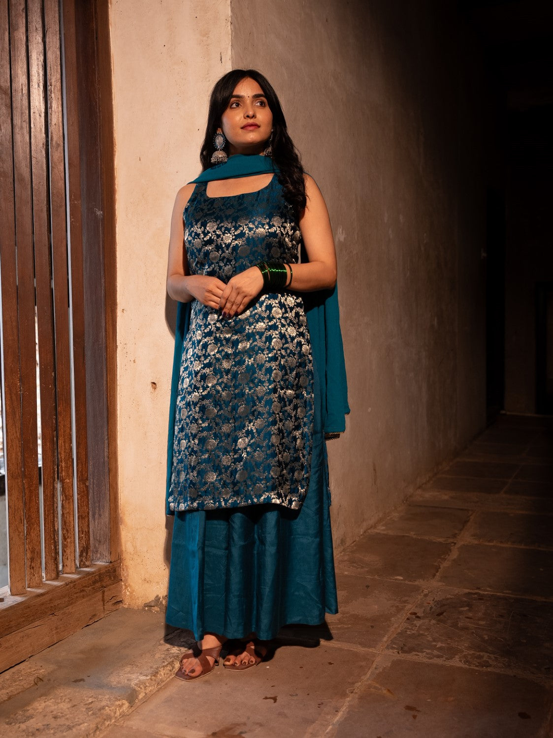 Image of Kriti Chanderi Set