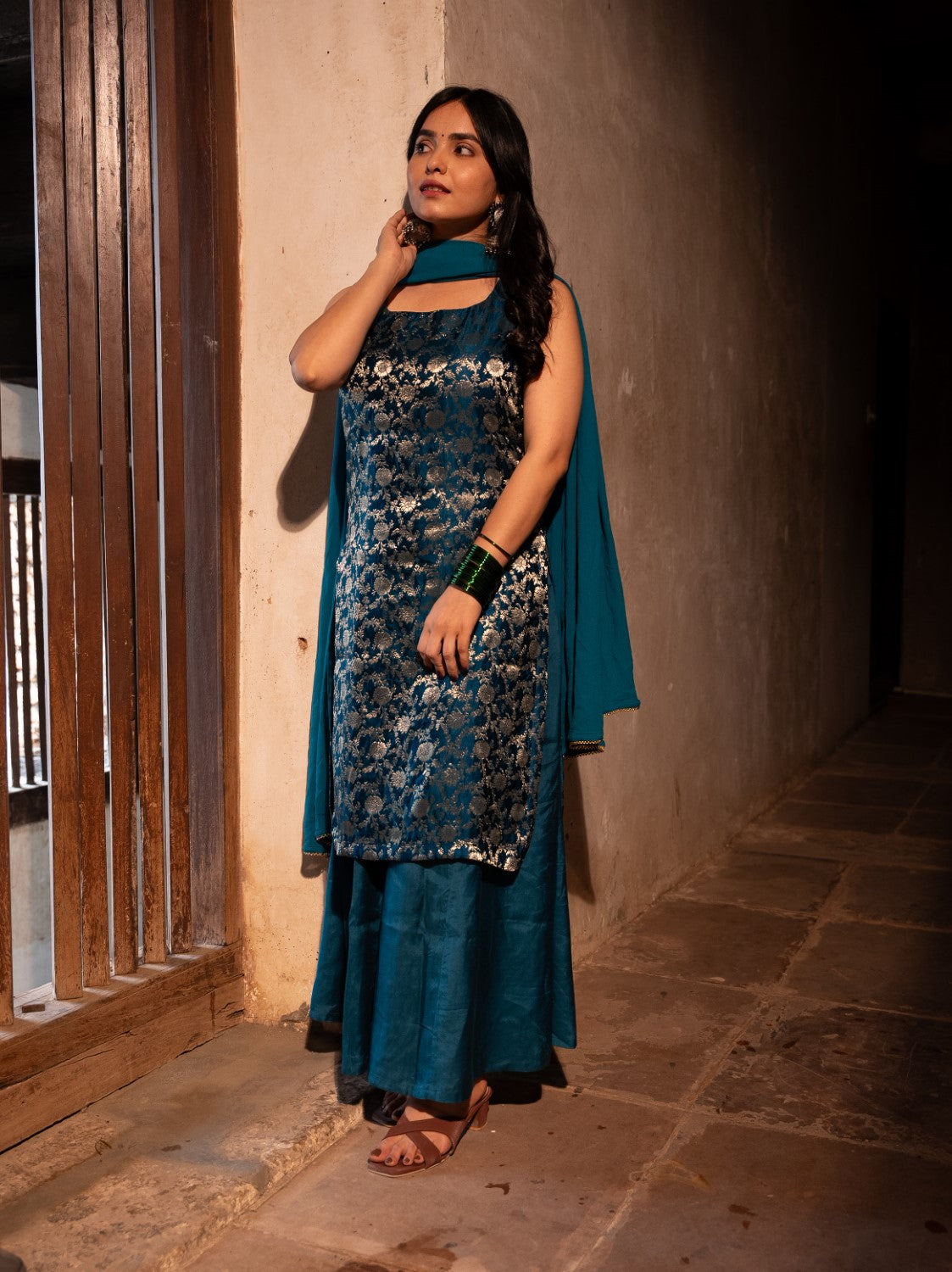 Image of Kriti Chanderi Set