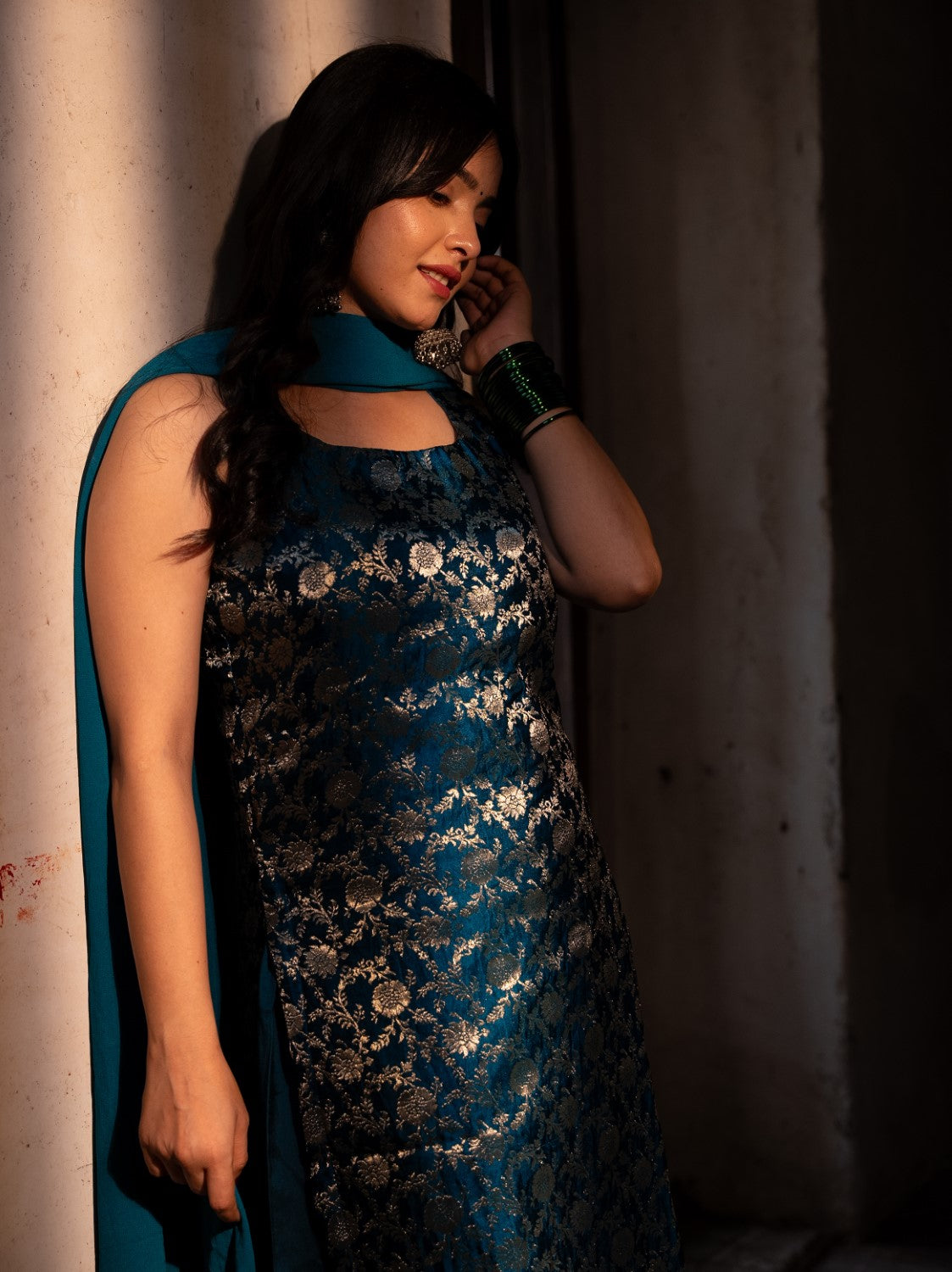 Image of Kriti Chanderi Set