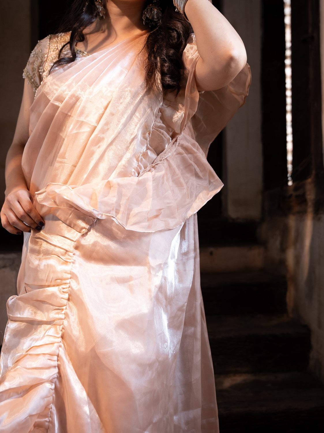 Sidhi Ruffle Saree