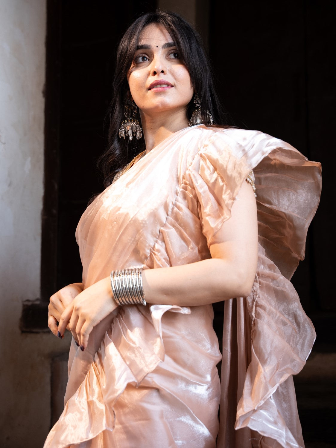 Image of Sidhi Ruffle Saree