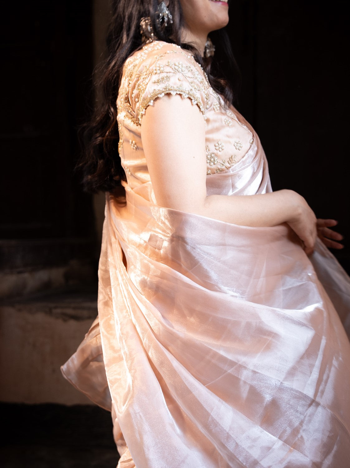 Sidhi Ruffle Saree