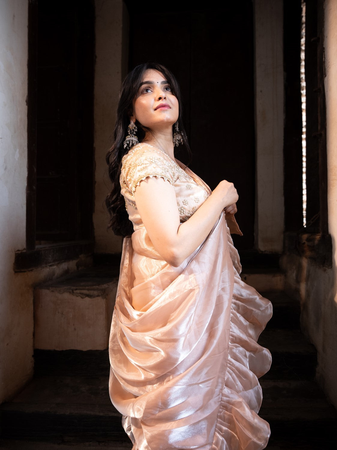 Sidhi Ruffle Saree