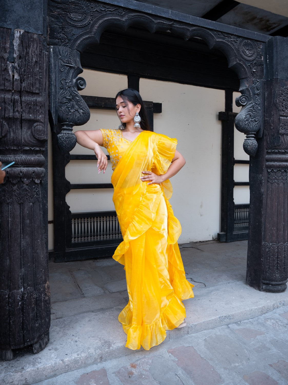 Image of Ridhi Ruffle Saree