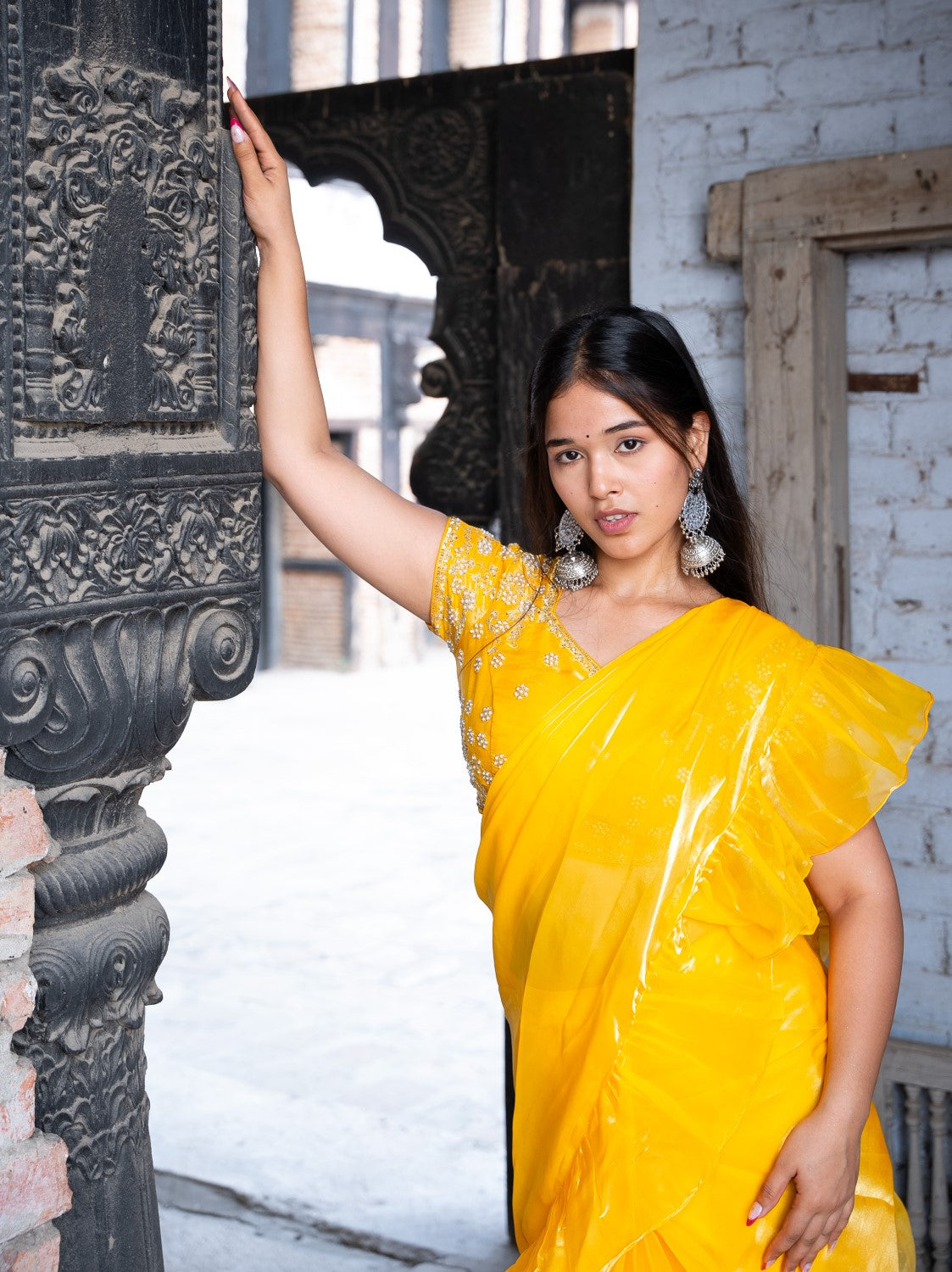 Image of Ridhi Ruffle Saree