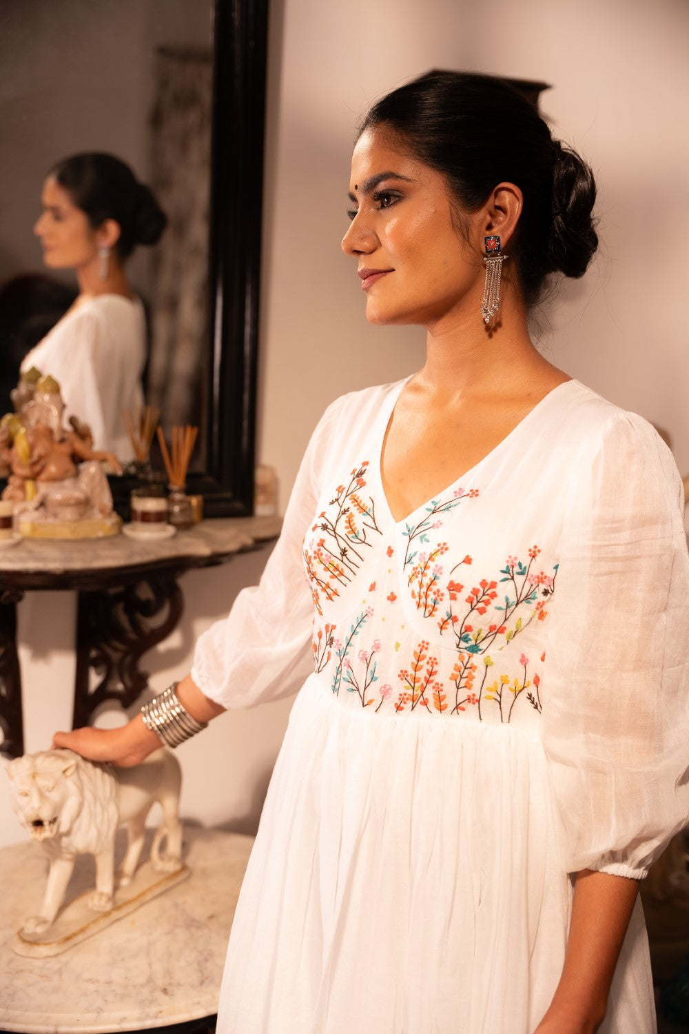 Image of Divija Mulmul Dress