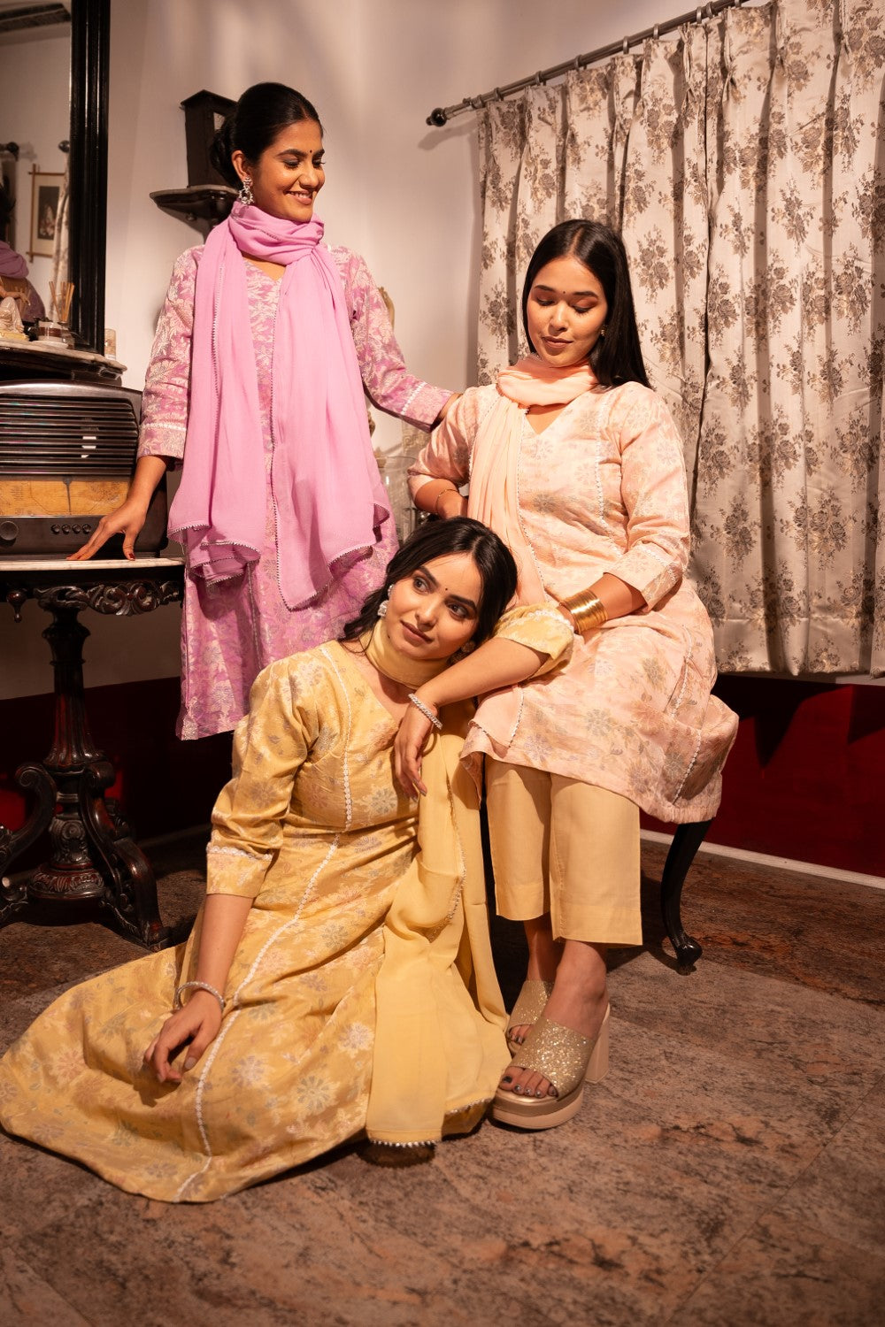 Image of Vritika Chanderi Set