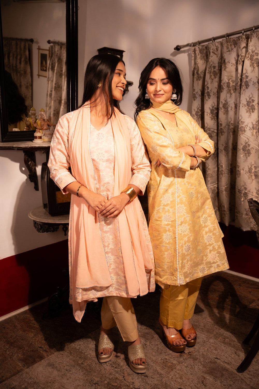Saanvi Chanderi Kurta