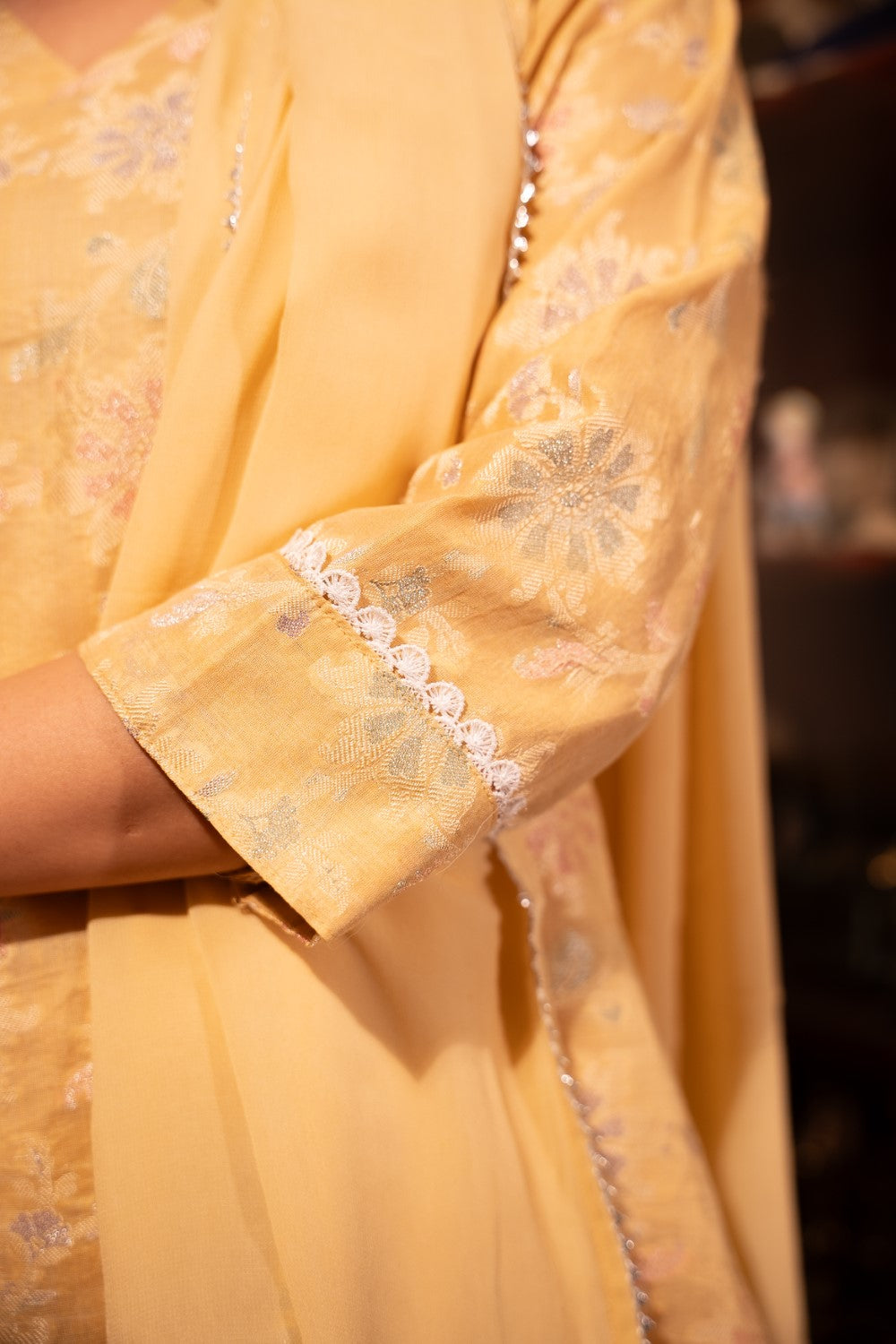 Saanvi Chanderi Kurta