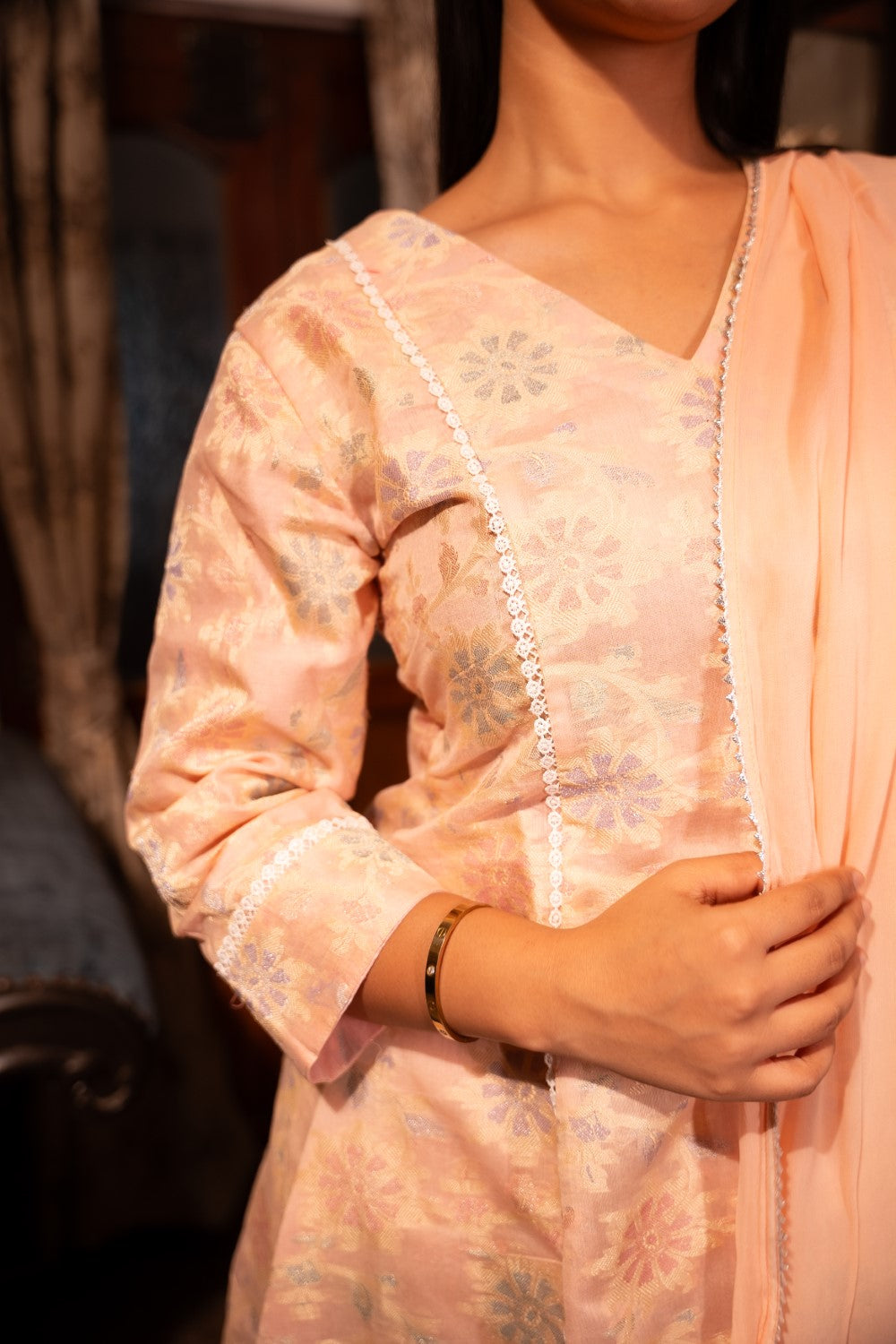 Image of Vritika Chanderi Set