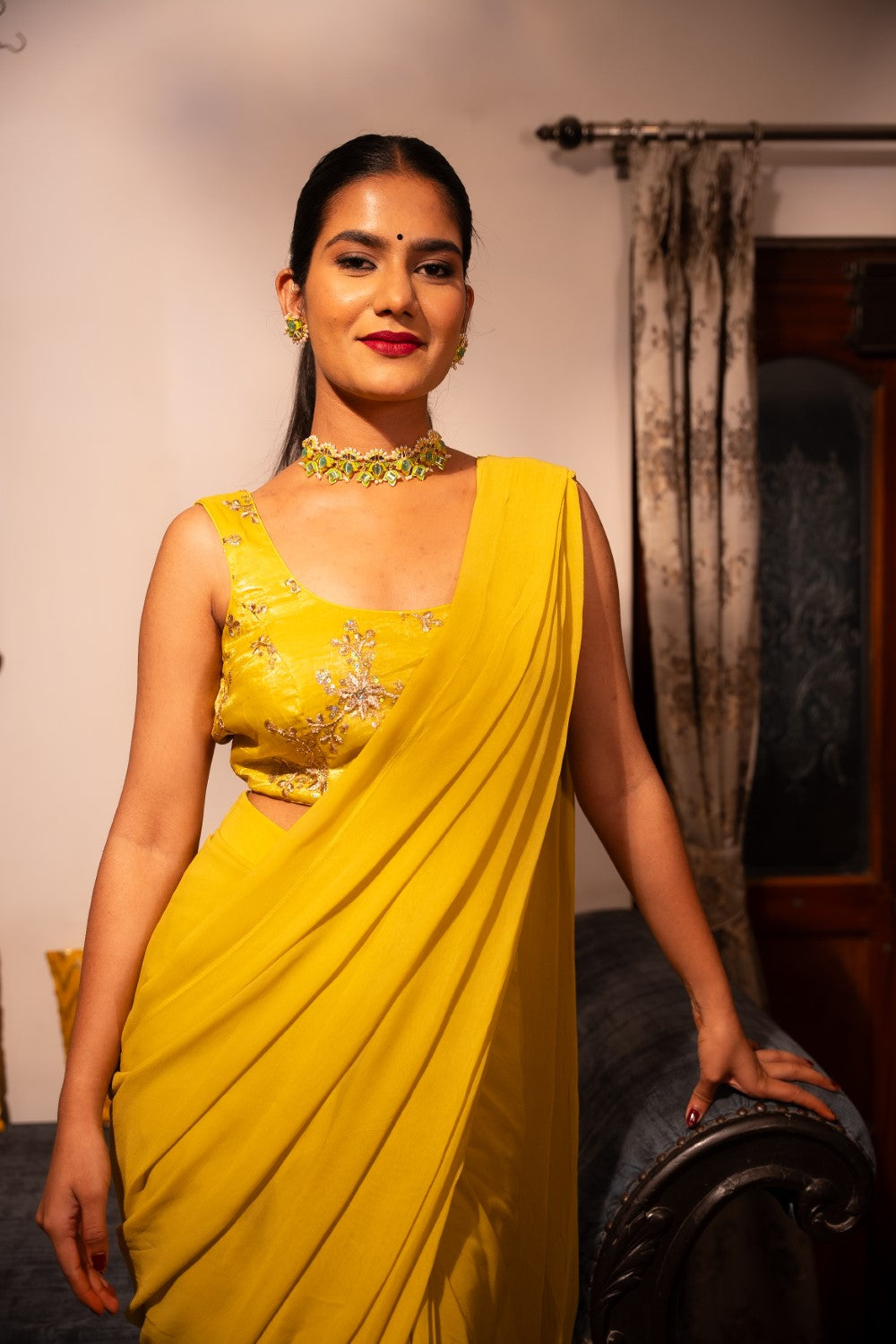 Image of Vaidehi Pre- draped Saree