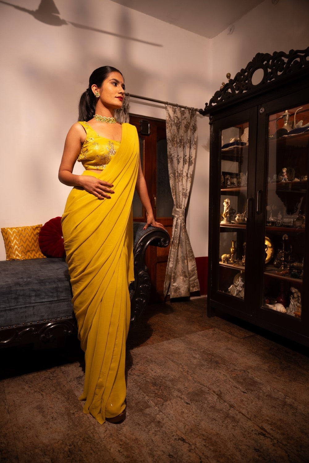 Vaidehi Pre- draped Saree