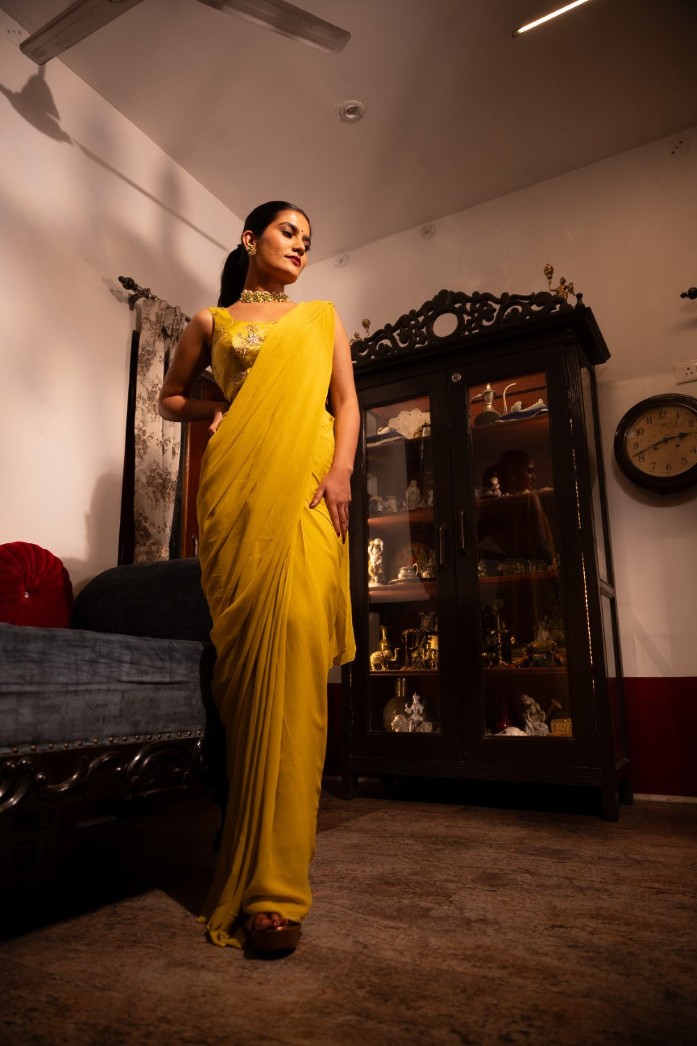 Image of Vaidehi Pre- draped Saree