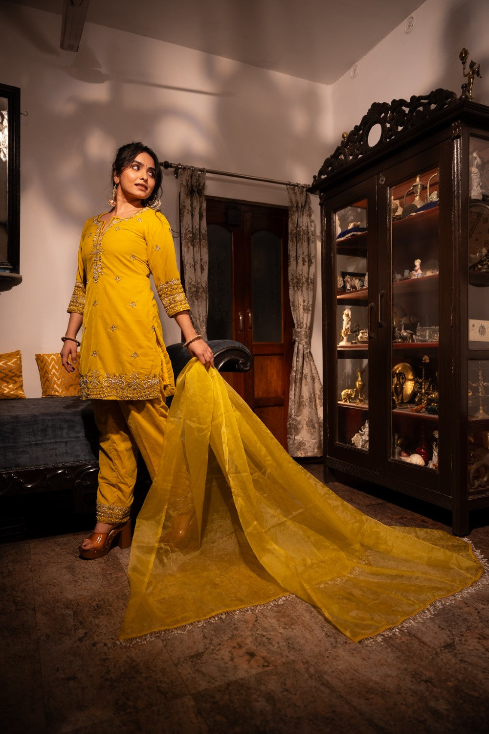 Image of Reya Velvet Suit