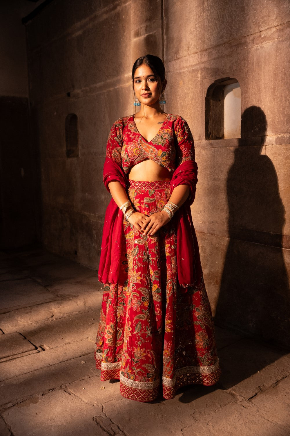 Lila Lehenga