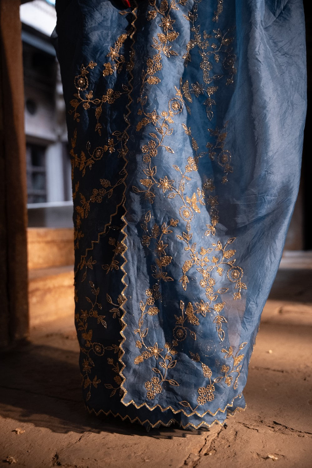 Arohi Blue Saree