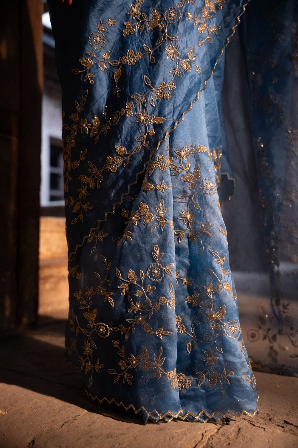 Arohi Blue Saree