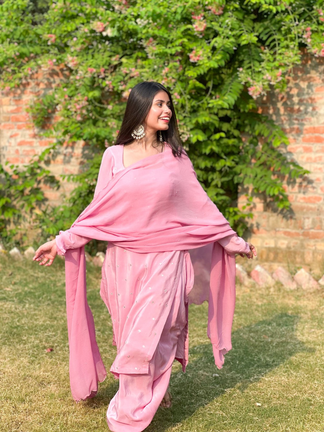 Image of Gulabi Patiala Suit Set