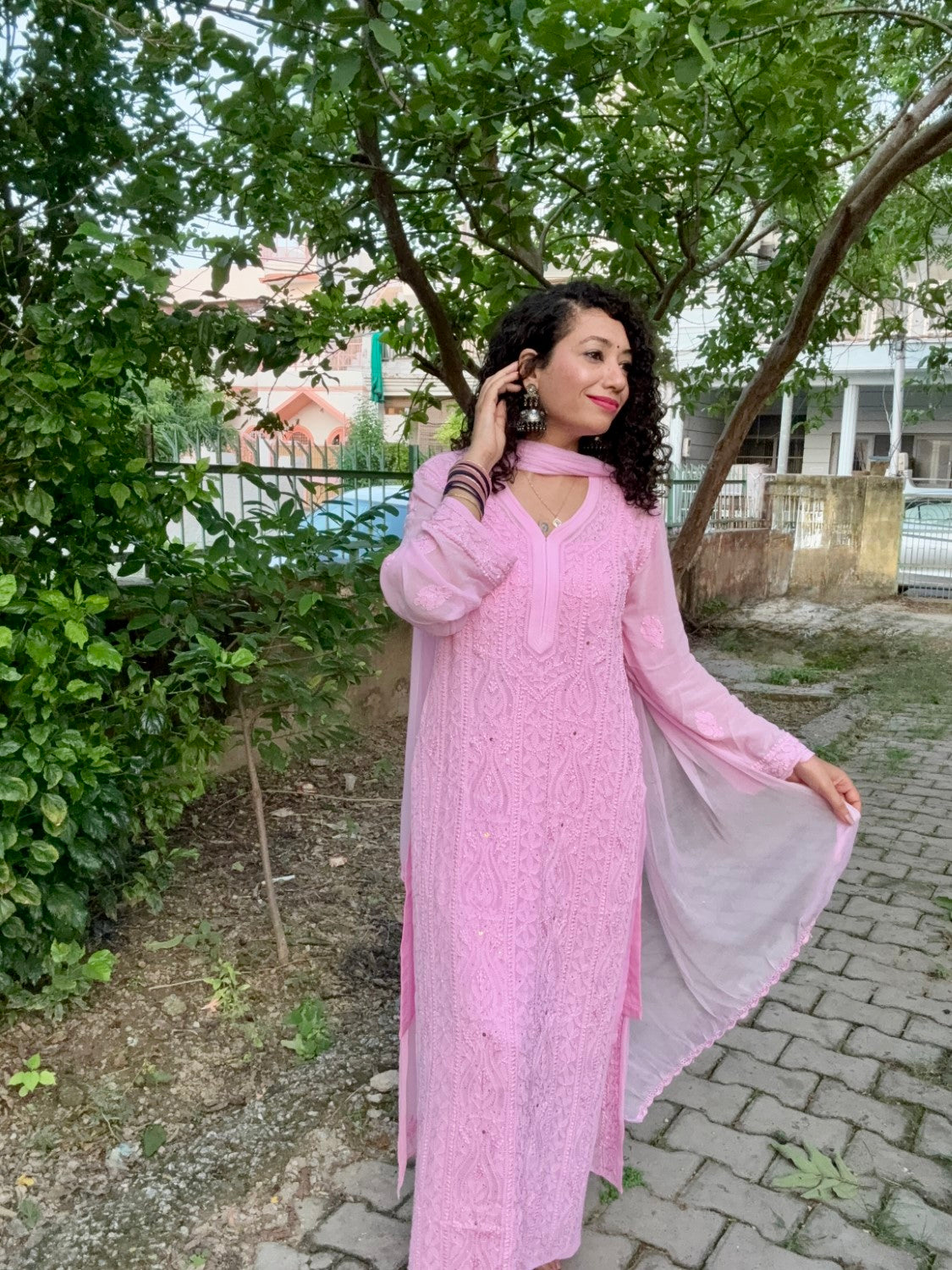 Kashish  Pink Kurta Set
