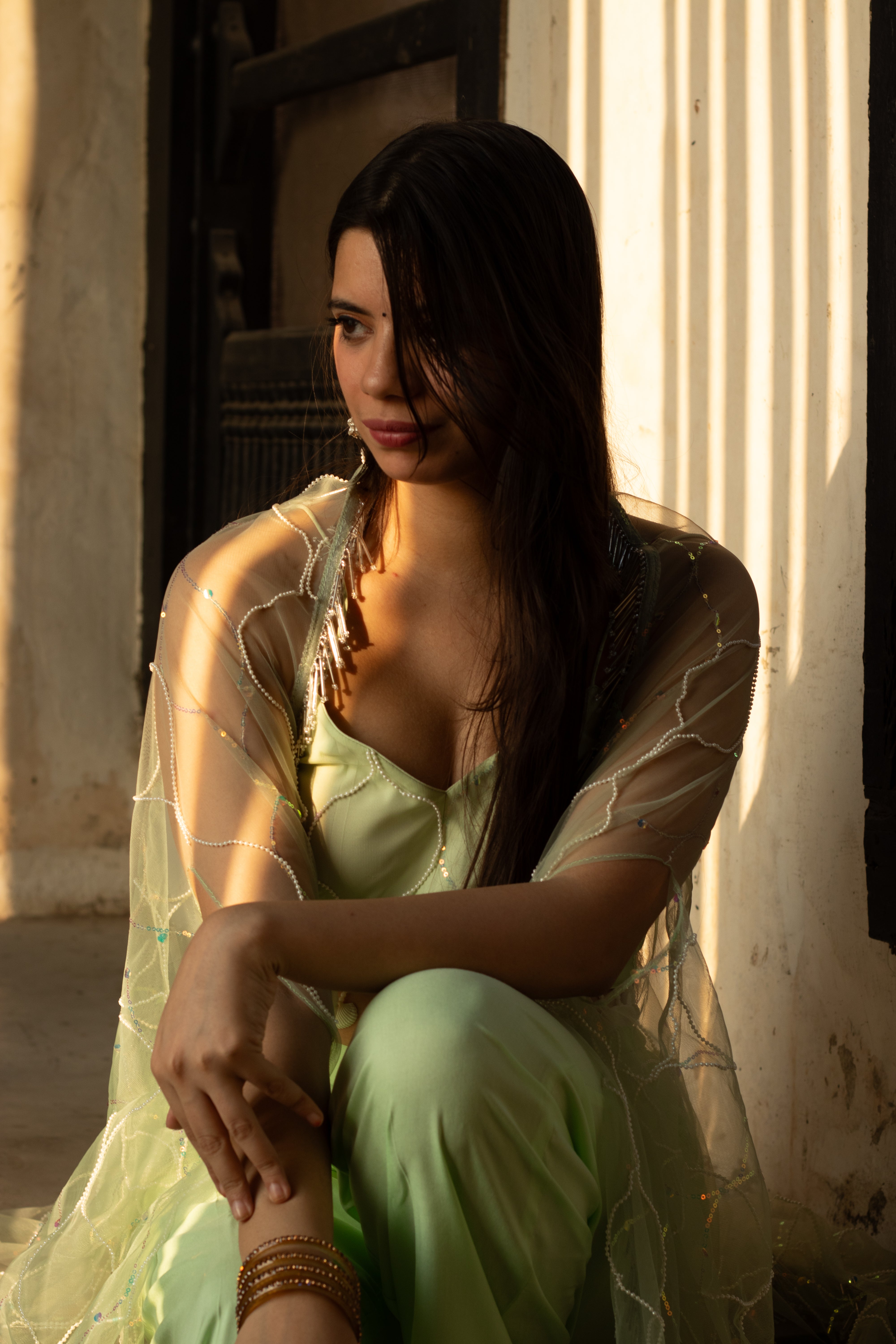 Image of Pista Green co-ord set