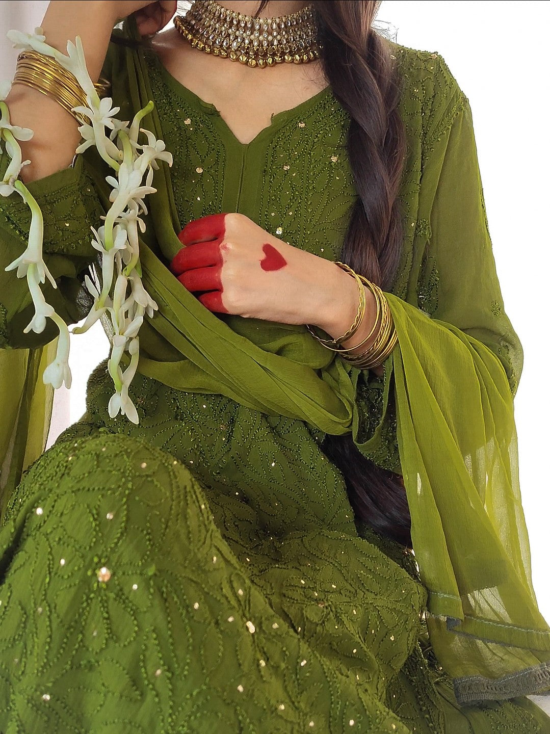 Kashish Green Kurta