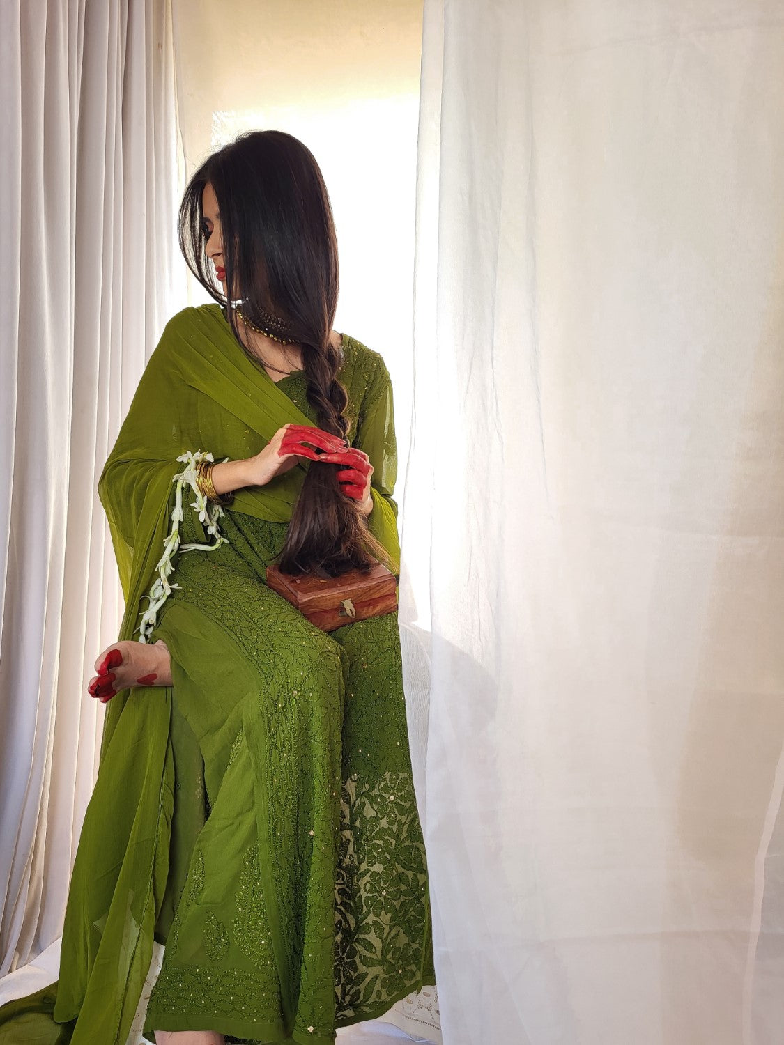 Kashish Green Kurta