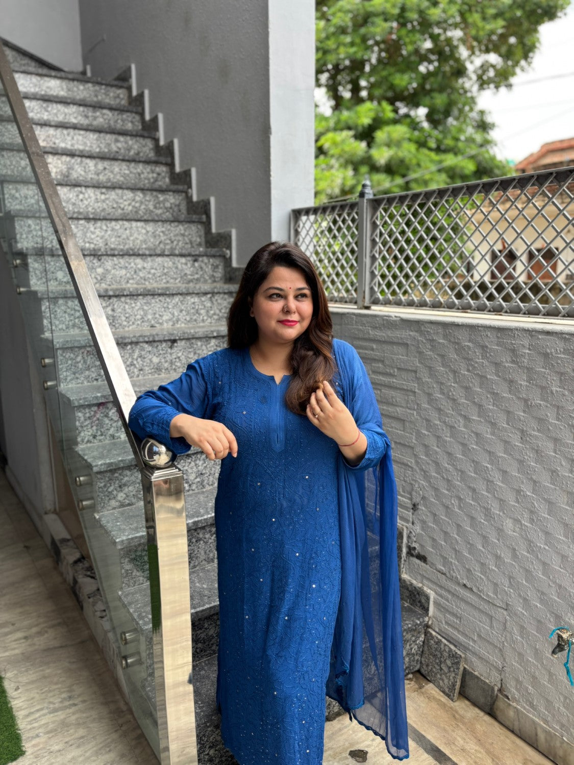 Image of Kashish Blue Kurta Set